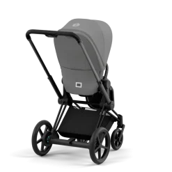 Cybex Combi Kinderwagens * E-Priam Kinderwagen Compleet Mirage Grey - Matt Black Frame