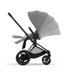 Cybex Combi Kinderwagens * E-Priam Kinderwagen Compleet Mirage Grey - Matt Black Frame