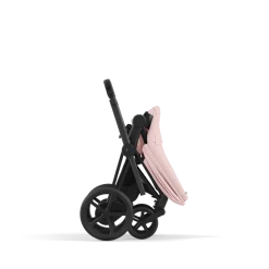 Cybex Combi Kinderwagens * E-Priam Kinderwagen Compleet Peach Pink - Matt Black Frame