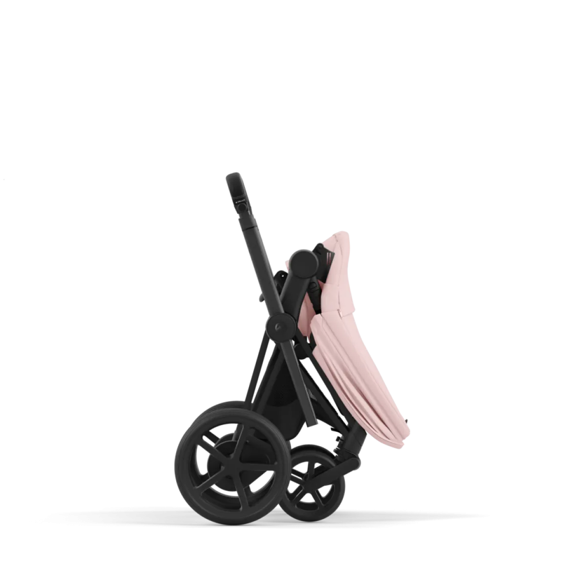 Cybex Combi Kinderwagens * E-Priam Kinderwagen Compleet Peach Pink - Matt Black Frame