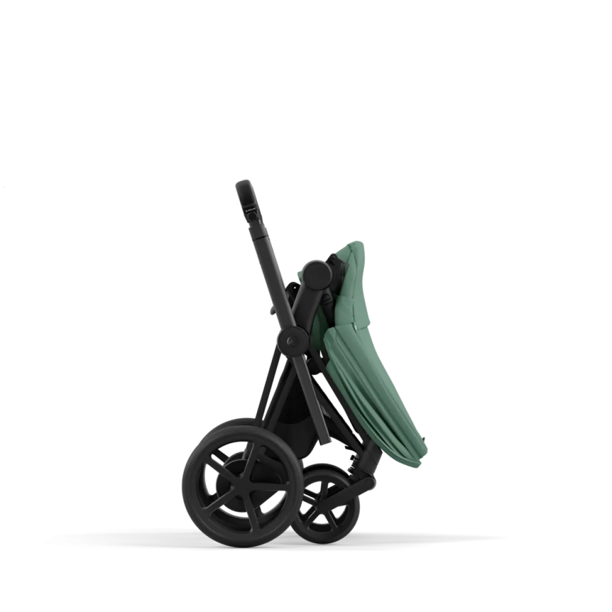 Cybex Combi Kinderwagens * E-Priam Kinderwagen Compleet Leaf Green - Matt Black Frame