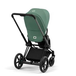 Cybex Combi Kinderwagens * E-Priam Kinderwagen Compleet Leaf Green - Matt Black Frame