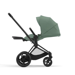 Cybex Combi Kinderwagens * E-Priam Kinderwagen Compleet Leaf Green - Matt Black Frame