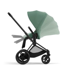 Cybex Combi Kinderwagens * E-Priam Kinderwagen Compleet Leaf Green - Matt Black Frame