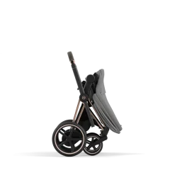 Cybex Combi Kinderwagens * E-Priam Kinderwagen Compleet Mirage Grey - Rosegold Frame