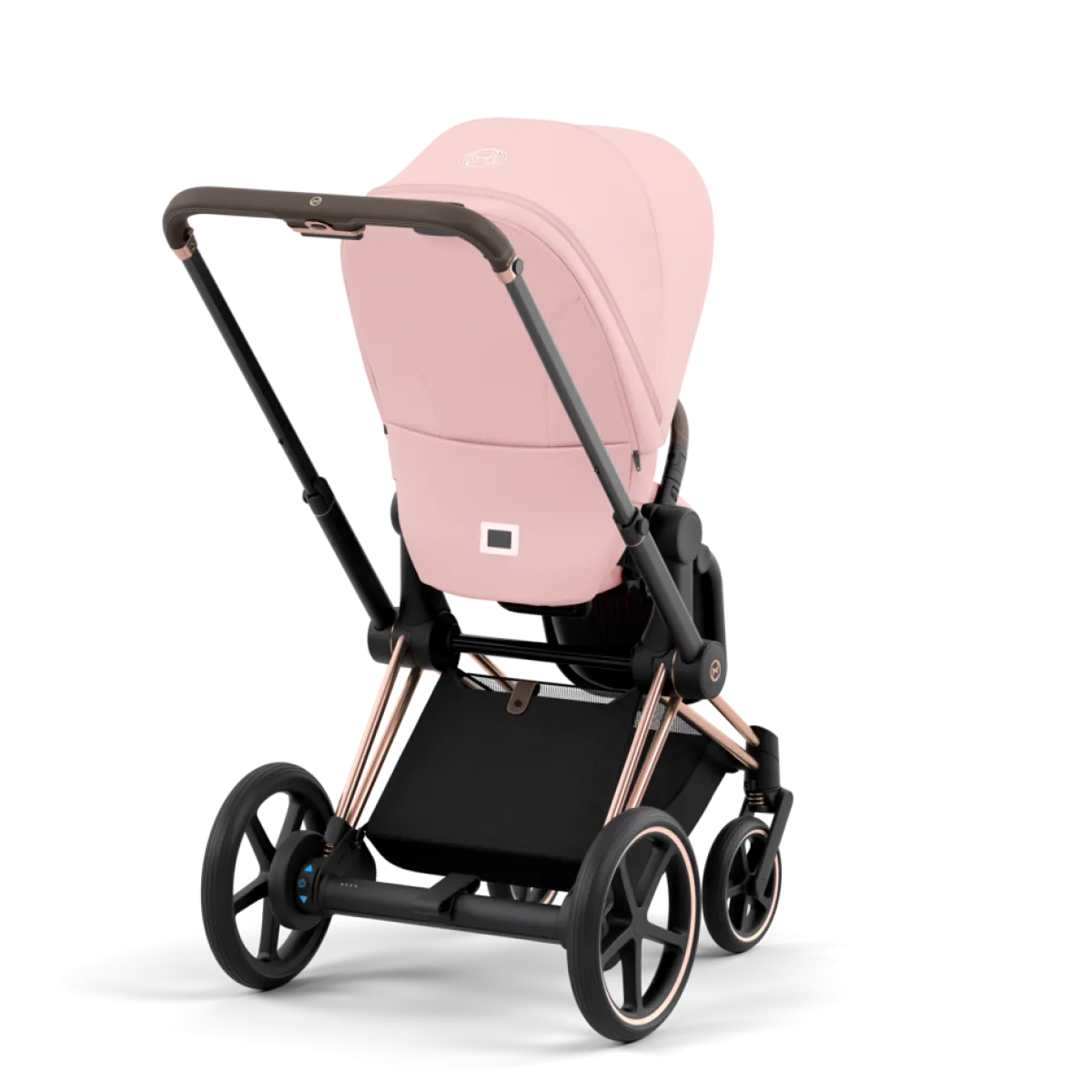 Cybex Combi Kinderwagens * E-Priam Kinderwagen Compleet Peach Pink - Rosegold Frame