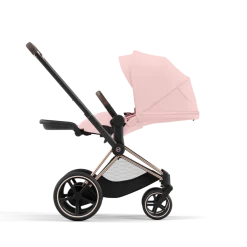 Cybex Combi Kinderwagens * E-Priam Kinderwagen Compleet Peach Pink - Rosegold Frame