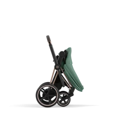 Cybex Combi Kinderwagens * E-Priam Kinderwagen Compleet Leaf Green - Rosegold Frame