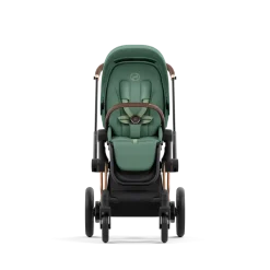 Cybex Combi Kinderwagens * E-Priam Kinderwagen Compleet Leaf Green - Rosegold Frame