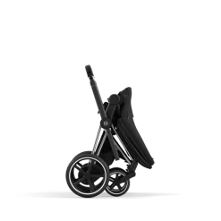 Cybex Combi Kinderwagens * E-Priam Kinderwagen Compleet Sepia Black - Chrome Black Frame