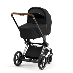 Cybex Combi Kinderwagens * E-Priam Kinderwagen Compleet Sepia Black - Chrome Brown Frame