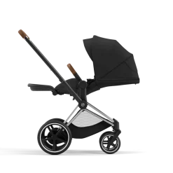 Cybex Combi Kinderwagens * E-Priam Kinderwagen Compleet Sepia Black - Chrome Brown Frame