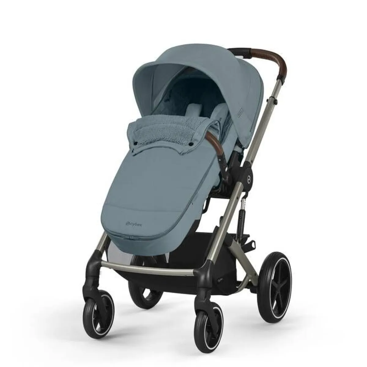 Cybex Alle Accessoires * Gold Voetenzak Stormy Blue / Light Blue Blauw