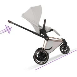 Cybex Combi Kinderwagens * Kinderwagen e-Priam 5 Compleet Style Rosegold Frame