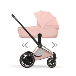 Cybex Combi Kinderwagens * Kinderwagen e-Priam 5 Compleet Style Rosegold Frame