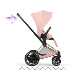 Cybex Combi Kinderwagens * Kinderwagen e-Priam 5 Compleet Style Rosegold Frame