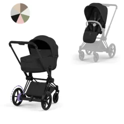 Cybex Combi Kinderwagens * Kinderwagen e-Priam 5 Compleet Style Matt Black Frame