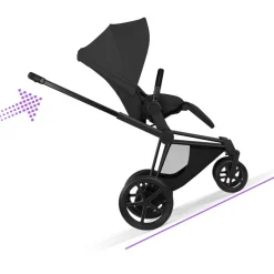 Cybex Combi Kinderwagens * Kinderwagen e-Priam 5 Compleet Style Matt Black Frame