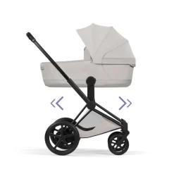 Cybex Combi Kinderwagens * Kinderwagen e-Priam 5 Compleet Style Matt Black Frame