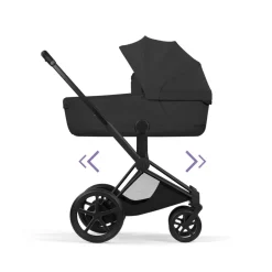 Cybex Combi Kinderwagens * Kinderwagen e-Priam 5 Compleet Style Matt Black Frame