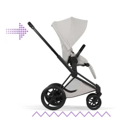 Cybex Combi Kinderwagens * Kinderwagen e-Priam 5 Compleet Style Matt Black Frame