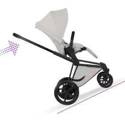Cybex Combi Kinderwagens * Kinderwagen e-Priam 5 Compleet Style Matt Black Frame