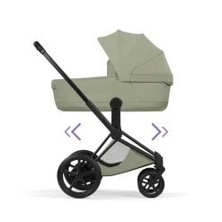 Cybex Combi Kinderwagens * Kinderwagen e-Priam 5 Compleet Style Matt Black Frame