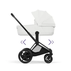 Cybex Combi Kinderwagens * Kinderwagen e-Priam 5 Compleet Style Matt Black Frame