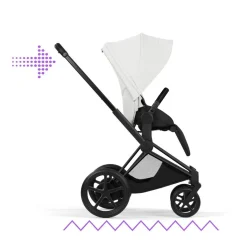 Cybex Combi Kinderwagens * Kinderwagen e-Priam 5 Compleet Style Matt Black Frame