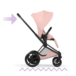 Cybex Combi Kinderwagens * Kinderwagen e-Priam 5 Compleet Style Matt Black Frame