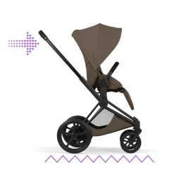 Cybex Combi Kinderwagens * Kinderwagen e-Priam 5 Compleet Style Matt Black Frame