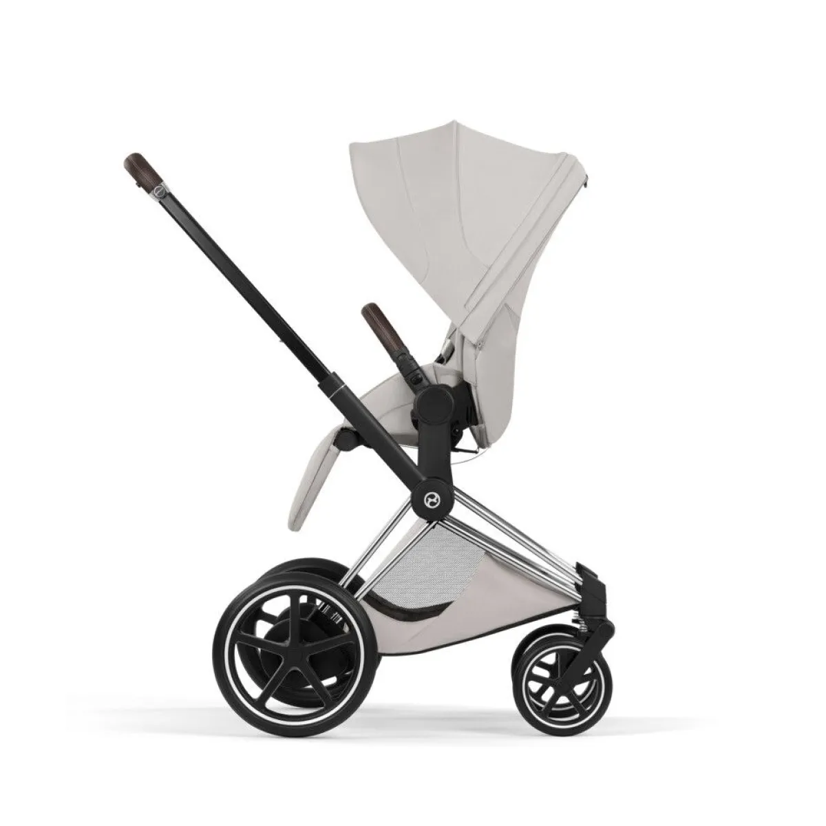 Cybex Combi Kinderwagens * Kinderwagen e-Priam 5 Compleet Style Chrome Brown Frame
