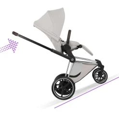 Cybex Combi Kinderwagens * Kinderwagen e-Priam 5 Compleet Style Chrome Brown Frame