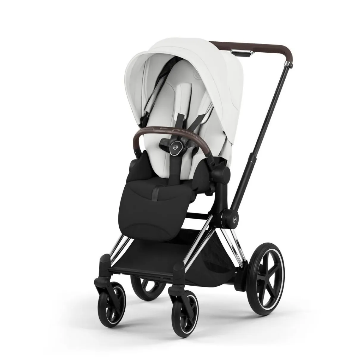Cybex Combi Kinderwagens * Kinderwagen e-Priam 5 Compleet Style Chrome Brown Frame
