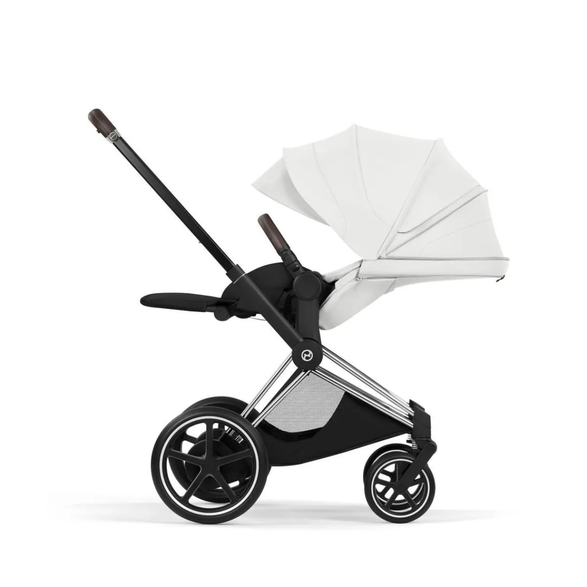 Cybex Combi Kinderwagens * Kinderwagen e-Priam 5 Compleet Style Chrome Brown Frame