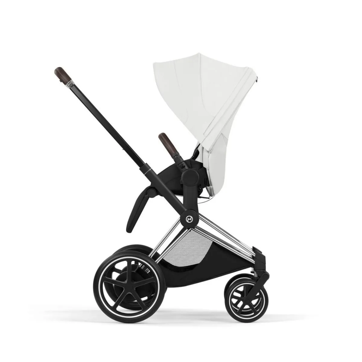Cybex Combi Kinderwagens * Kinderwagen e-Priam 5 Compleet Style Chrome Brown Frame