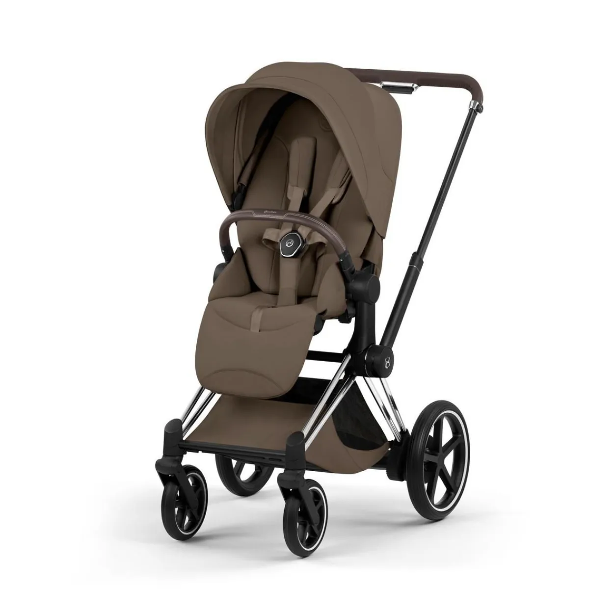 Cybex Combi Kinderwagens * Kinderwagen e-Priam 5 Compleet Style Chrome Brown Frame