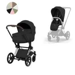 Cybex Combi Kinderwagens * Kinderwagen Priam 5 Compleet Style Chrome Brown Frame
