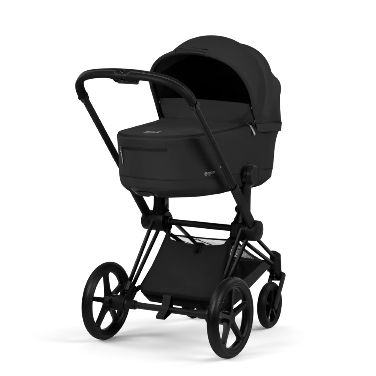 Cybex Combi Kinderwagens * Kinderwagen Priam 5 Compleet Comfort Matt Black Frame - Sepia Black Zwart