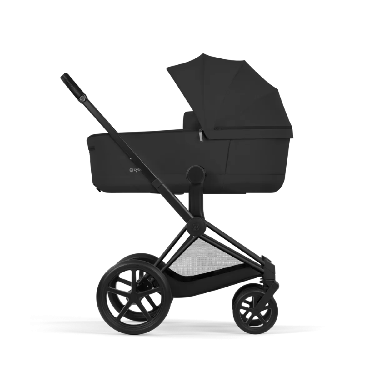 Cybex Combi Kinderwagens * Kinderwagen Priam 5 Compleet Comfort Matt Black Frame - Sepia Black Zwart