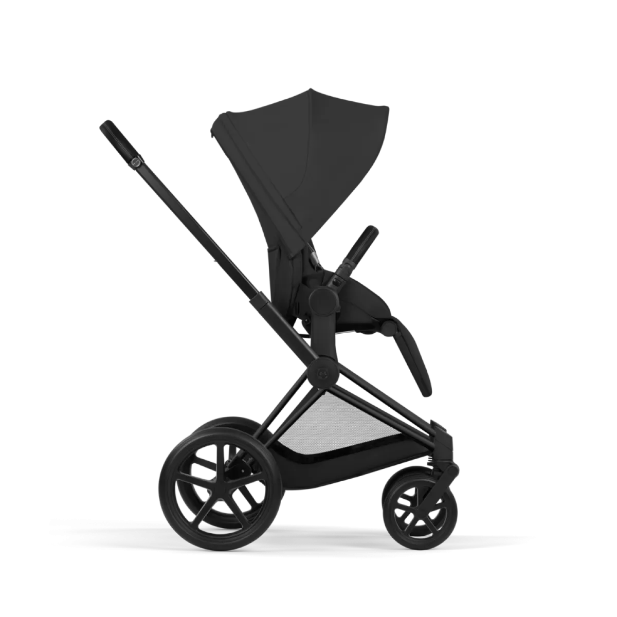 Cybex Combi Kinderwagens * Kinderwagen Priam 5 Compleet Comfort Matt Black Frame - Sepia Black Zwart