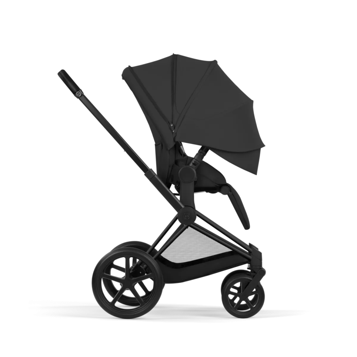 Cybex Combi Kinderwagens * Kinderwagen Priam 5 Compleet Comfort Matt Black Frame - Sepia Black Zwart