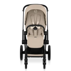 Cybex Combi Kinderwagens * Kinderwagen Priam 5 Compleet Comfort Matt Black Frame - Cozy Beige