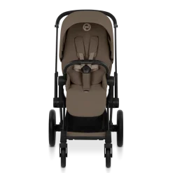 Cybex Combi Kinderwagens * Kinderwagen Priam 5 Compleet Comfort Matt Black Frame - Coconut Brown