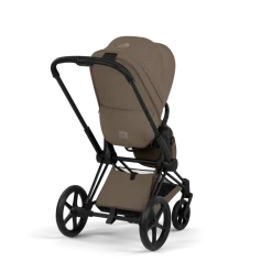 Cybex Combi Kinderwagens * Kinderwagen Priam 5 Compleet Comfort Matt Black Frame - Coconut Brown