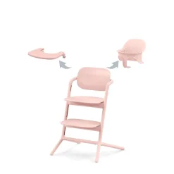 Cybex Meegroeistoelen * LEMO 3 in 1 Kinderstoel Pearl Pink Roze