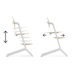 Cybex Meegroeistoelen * LEMO 4 in 1 Kinderstoel Sand White Zand