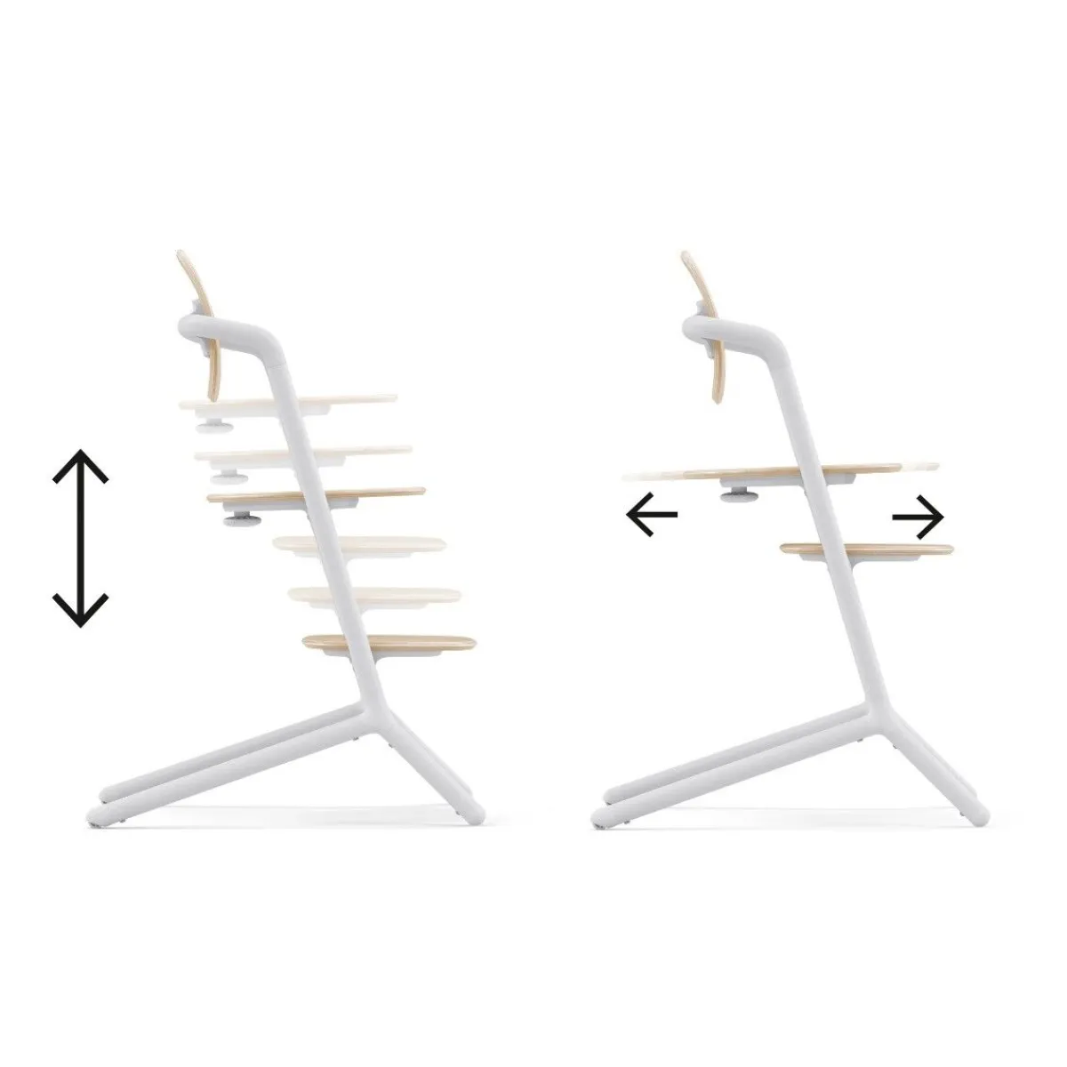 Cybex Meegroeistoelen * LEMO 4 in 1 Kinderstoel Sand White Zand