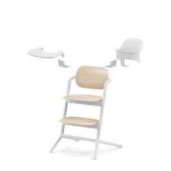 Cybex Meegroeistoelen * LEMO 3 in 1 Kinderstoel Sand White Zand