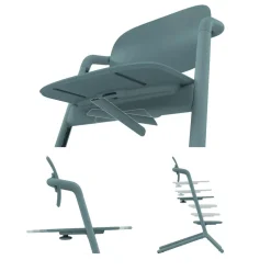 Cybex Meegroeistoelen * LEMO Kinderstoel Stone Blue Blauw